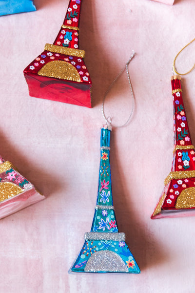 That Cool Living - Eiffel Tower Ornament - Set of 2