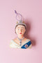Young Queen Elizabeth Bust Ornament