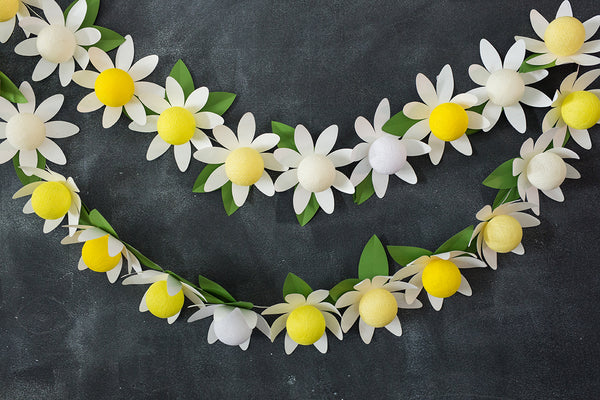 DIY Daisy String Lights, SVG & PDF Template - The House That Lars