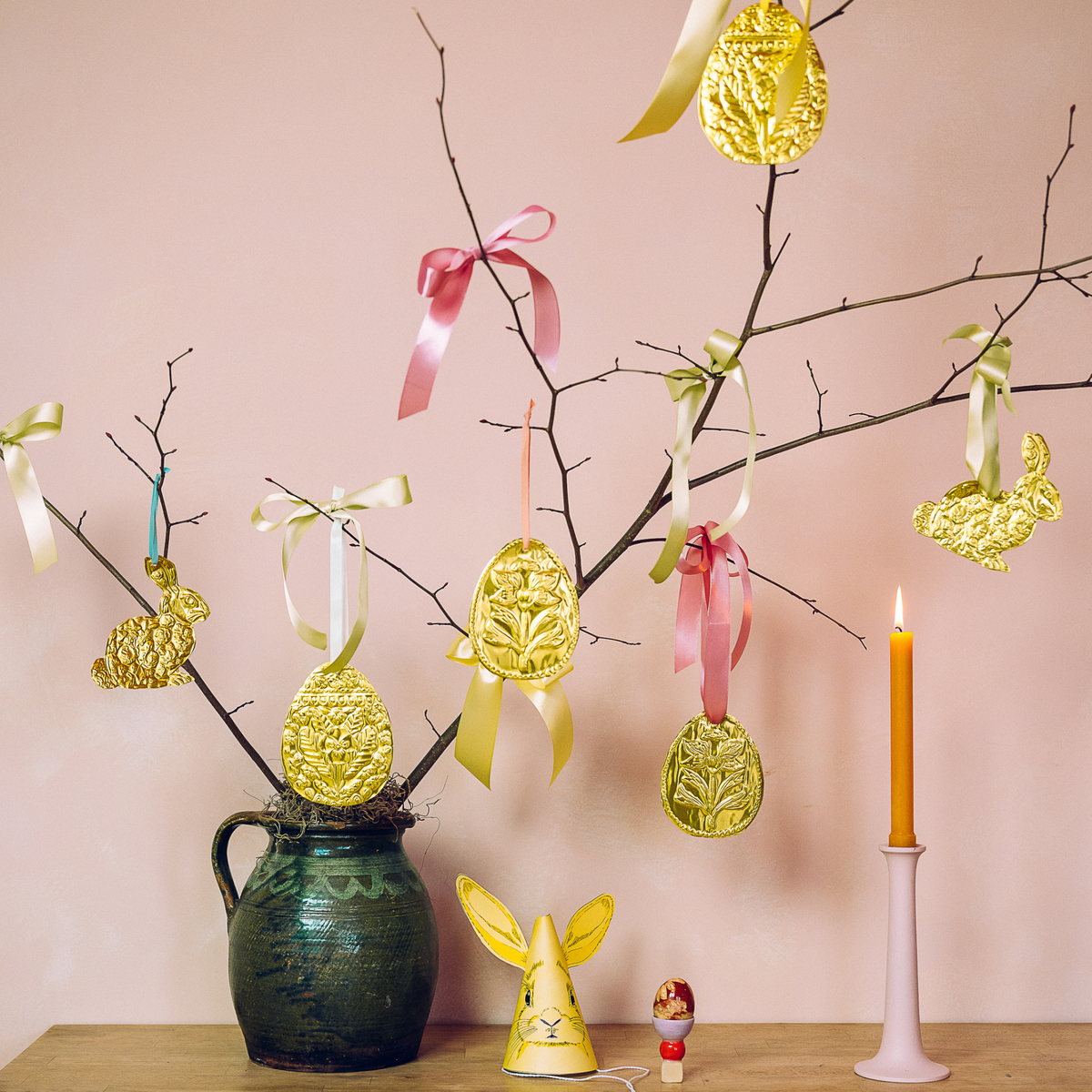 Tin Easter Ornament, PDF Template