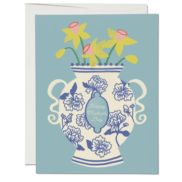 Chinoiserie Vase Lars x Red Cap Card