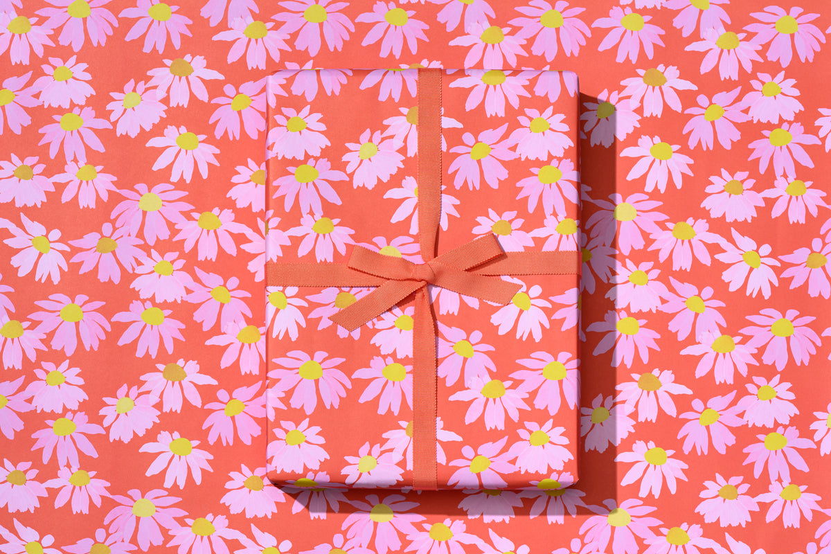 Coneflower Lars x Red Cap Wrapping Paper