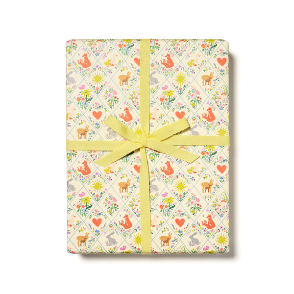 Woodland Critters Lars x Red Cap Wrapping Paper