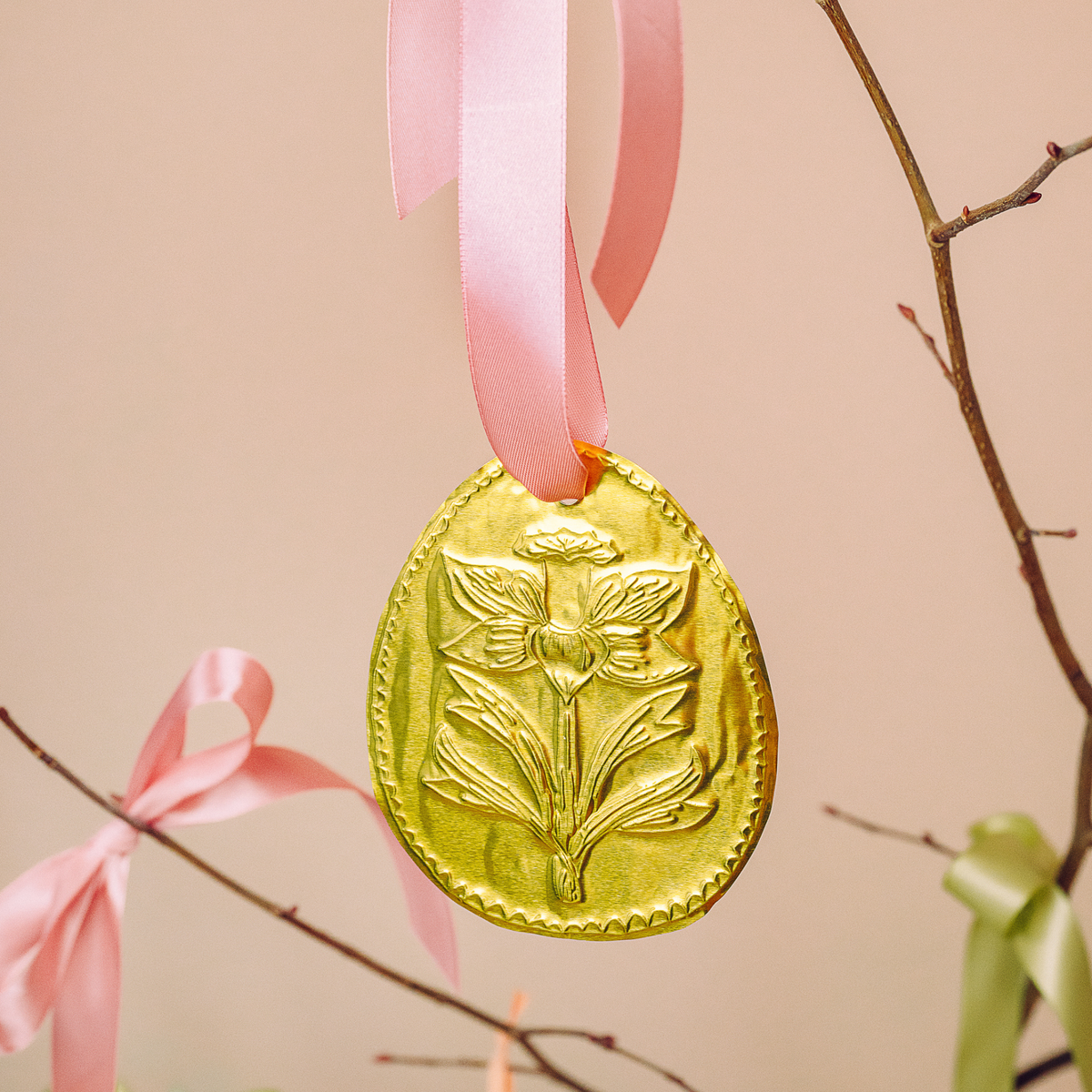 Tin Easter Ornament, PDF Template