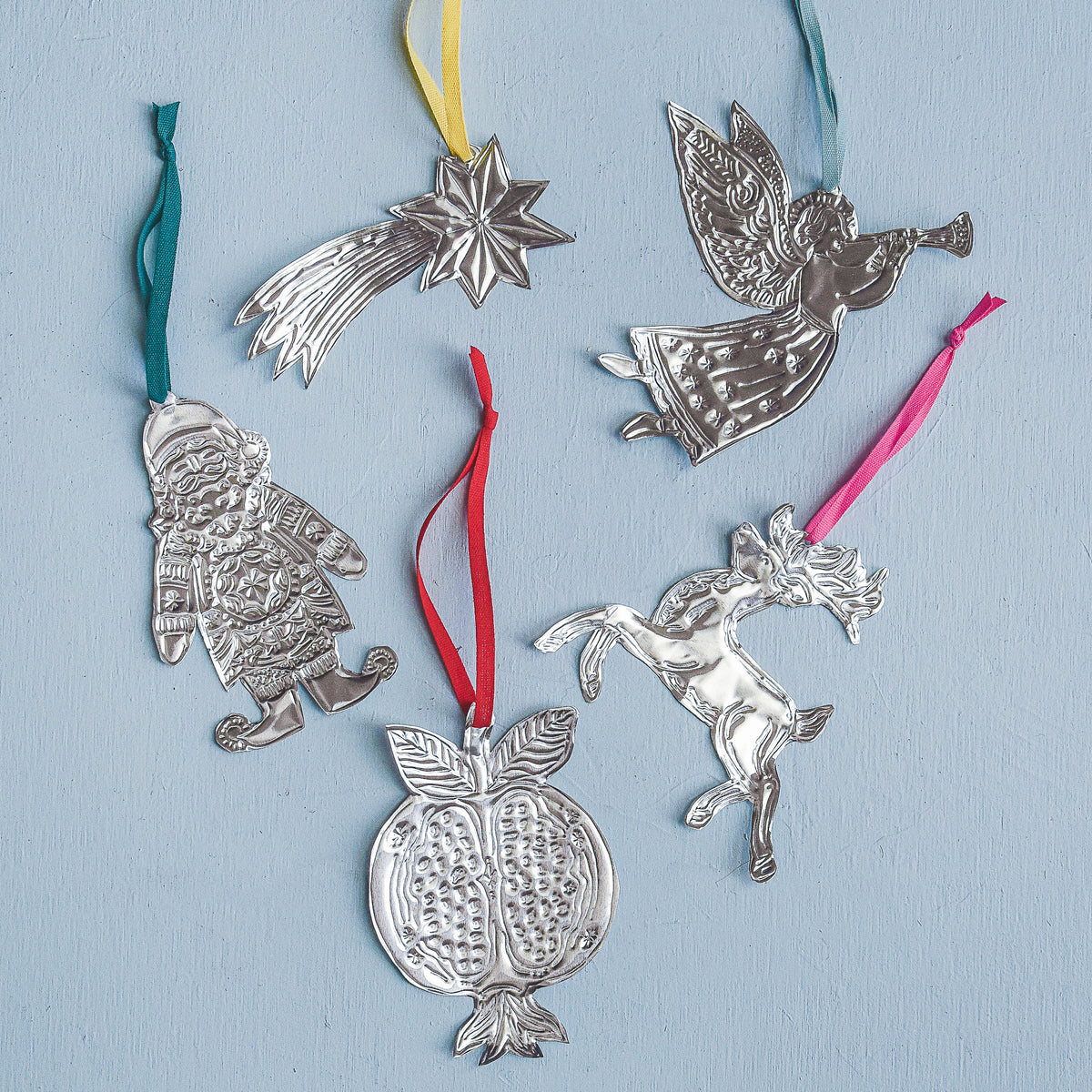 Tin Christmas Ornament, PDF Template