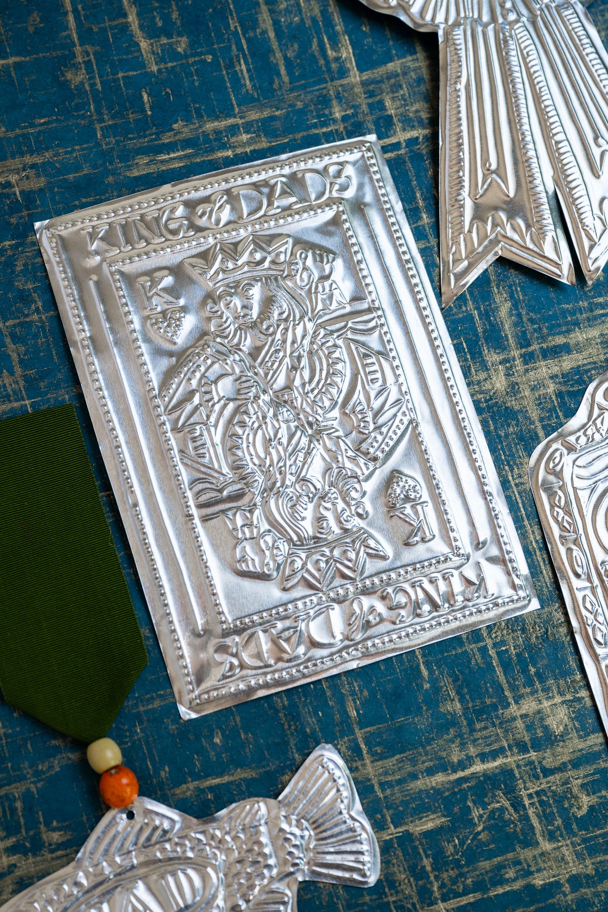 Tin Embossing Father's Day Ornaments, PDF Template