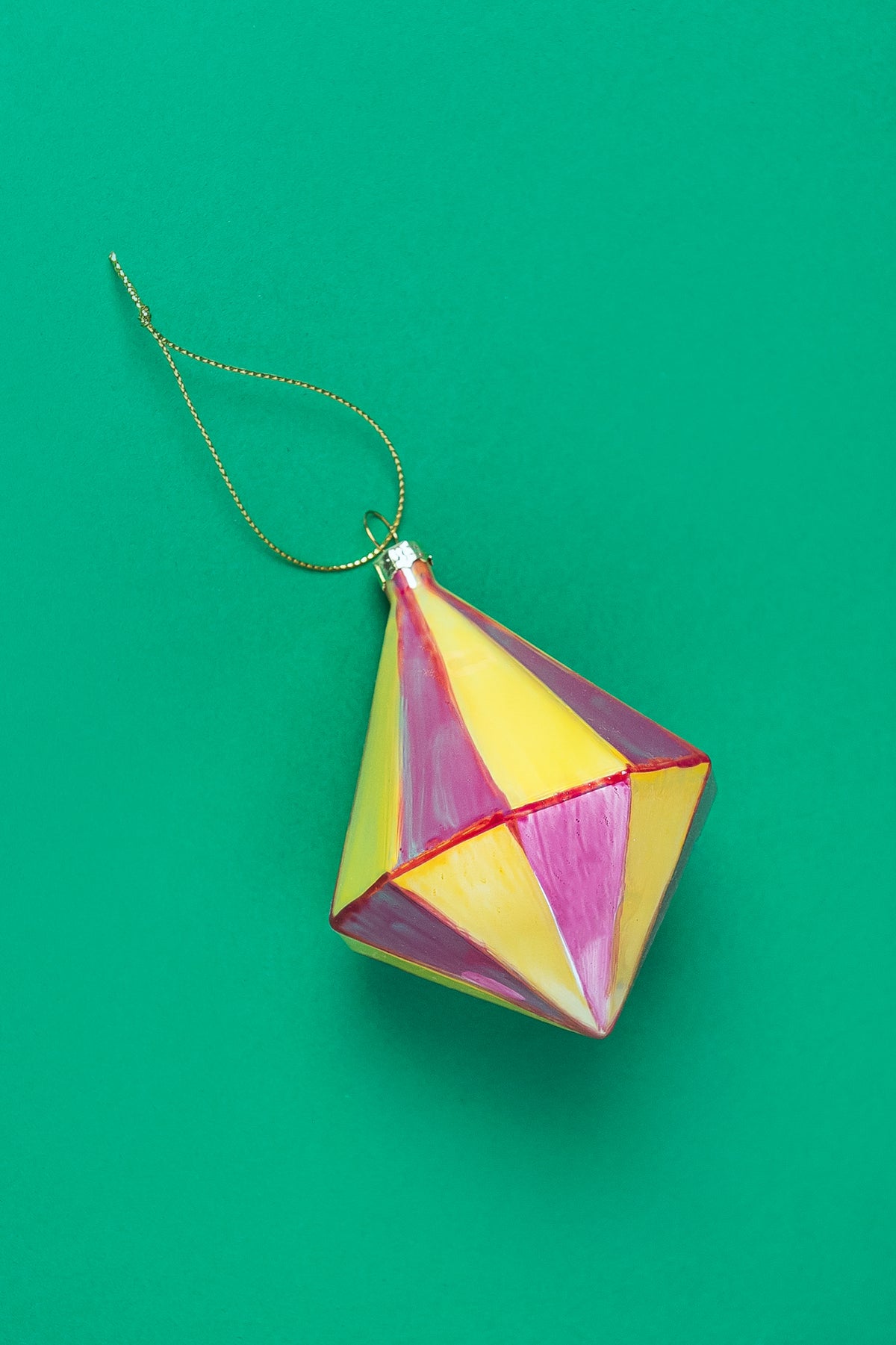 Geometric Spindles Ornament