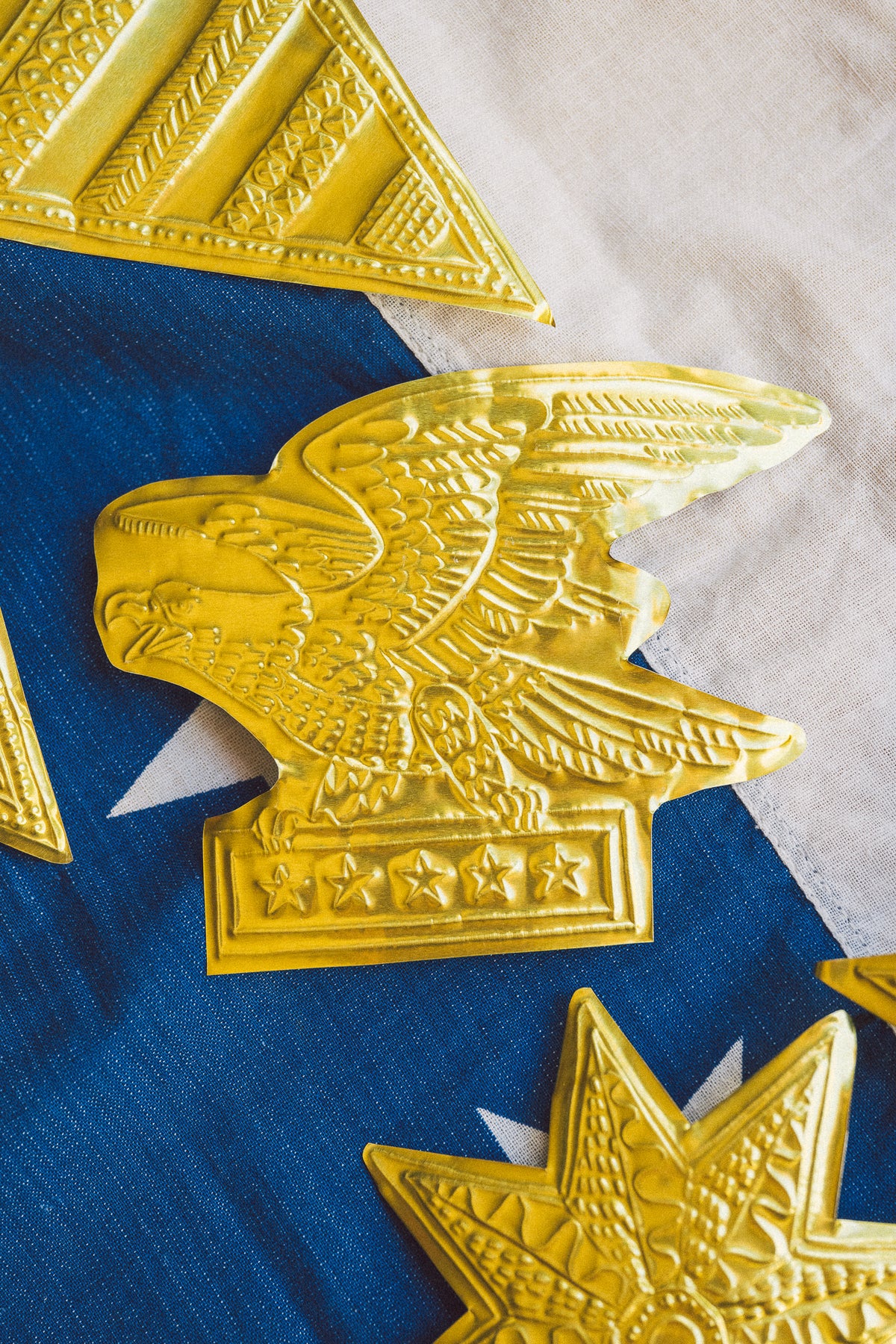 Tin Embossing 4th of July Ornaments, PDF Template