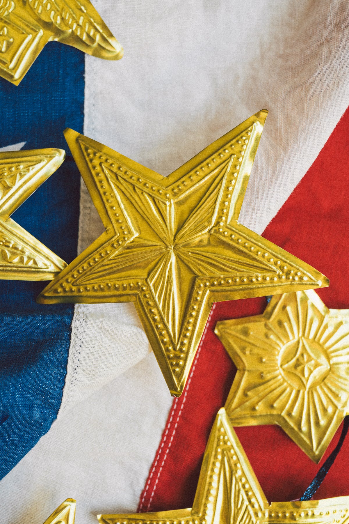 Tin Embossing 4th of July Ornaments, PDF Template