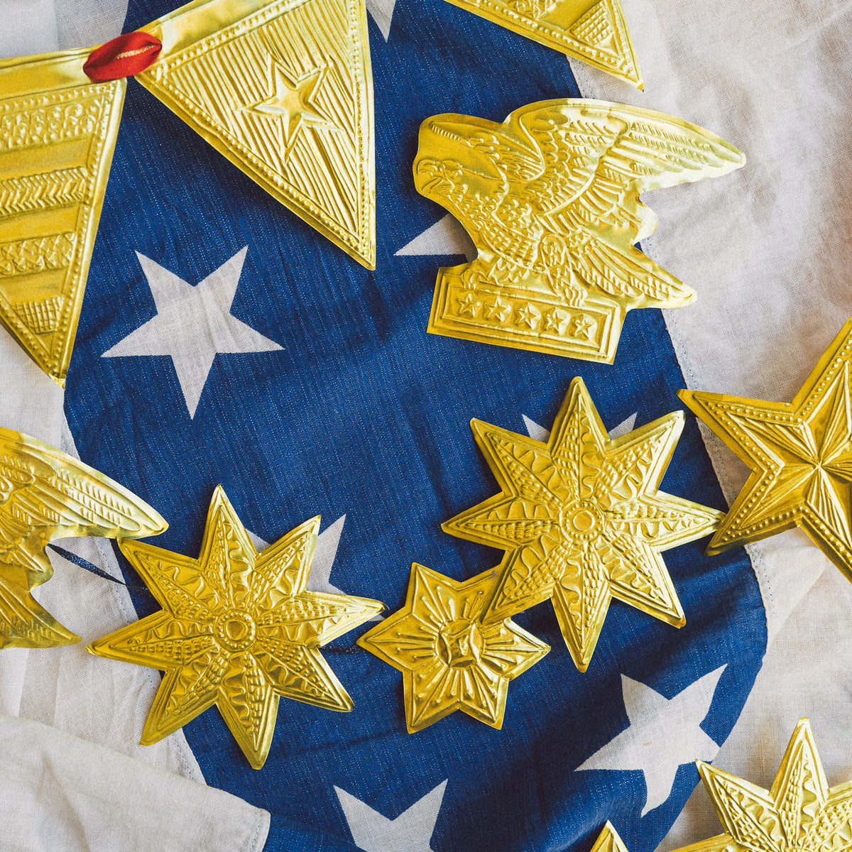 Tin Embossing 4th of July Ornaments, PDF Template