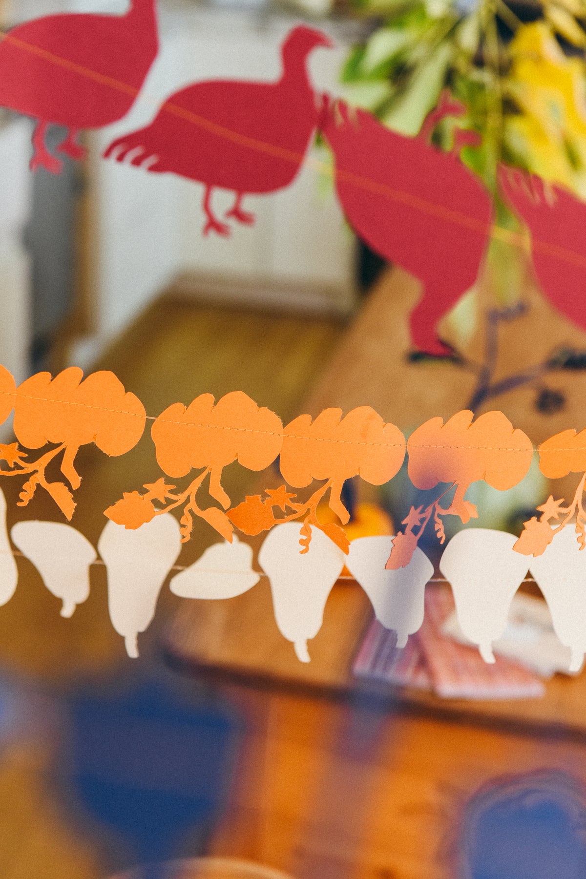 Thanksgiving Garland, SVG Template