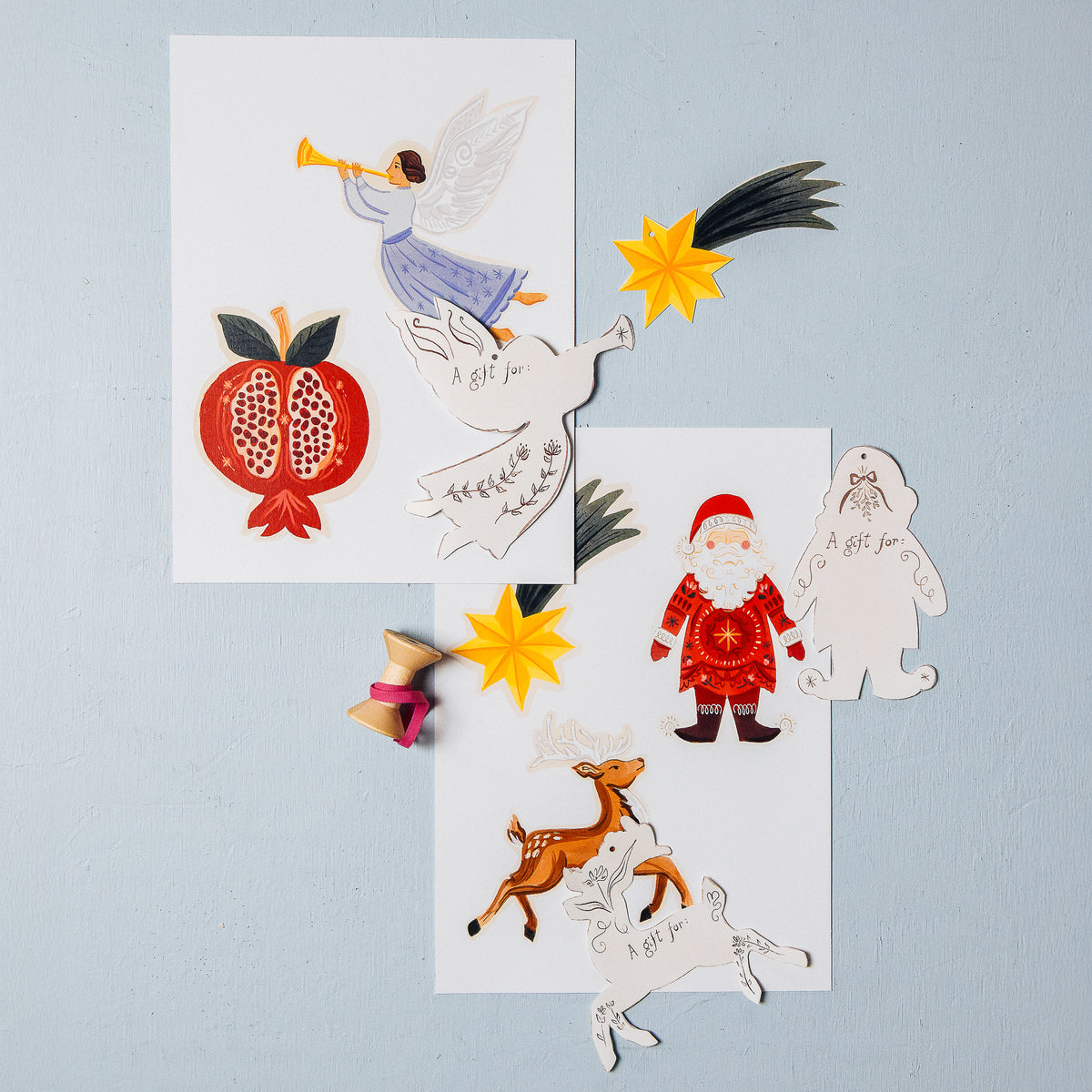 Christmas Gift Tags, PDF Printable