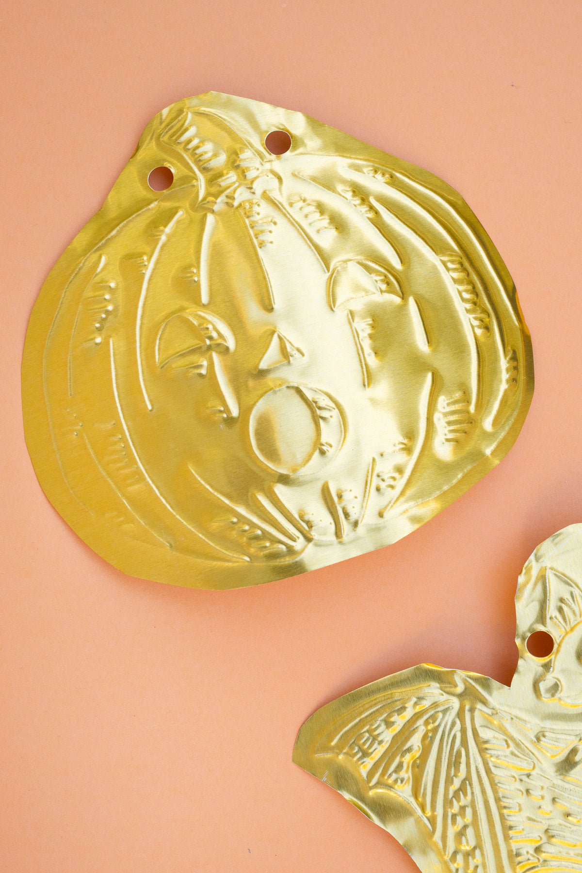 Tin Embossing Halloween Ornaments, PDF Template