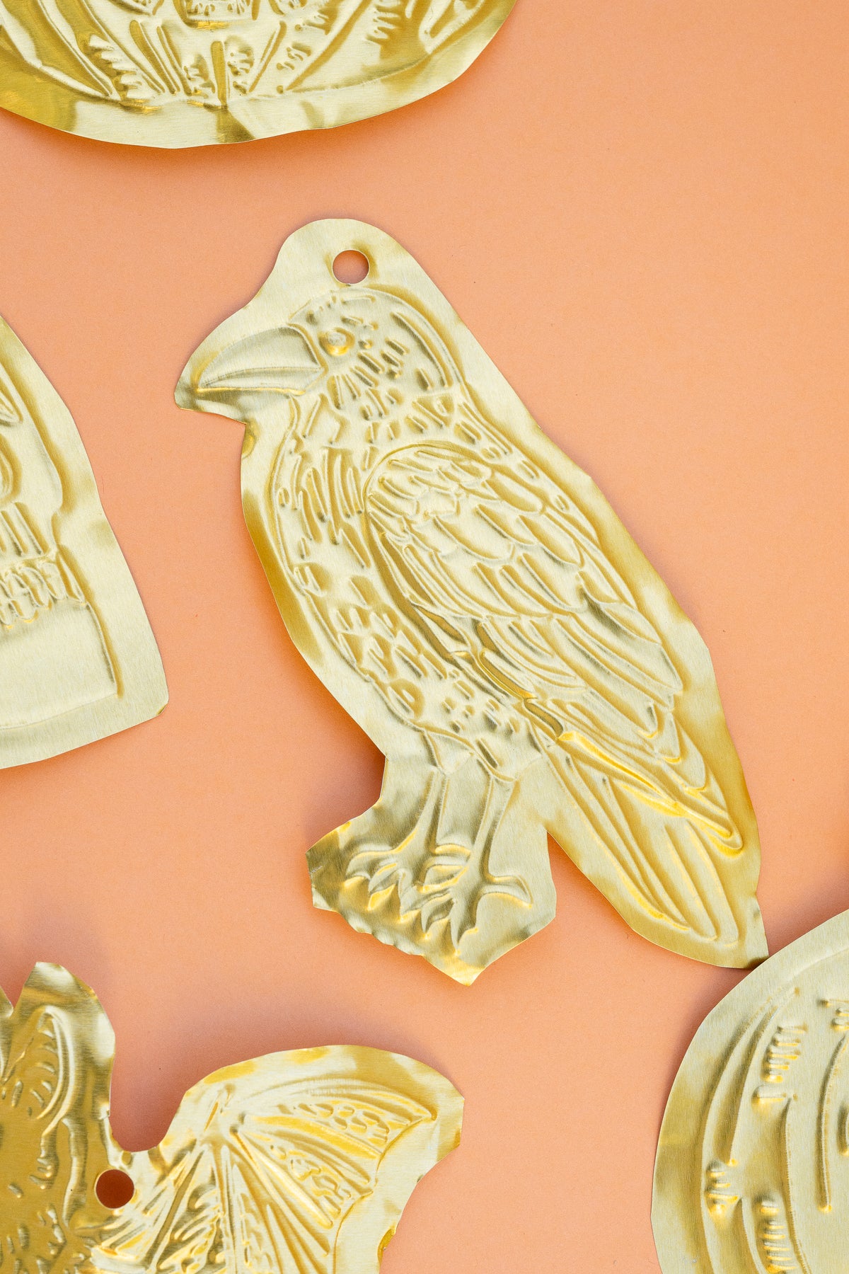 Tin Embossing Halloween Ornaments, PDF Template