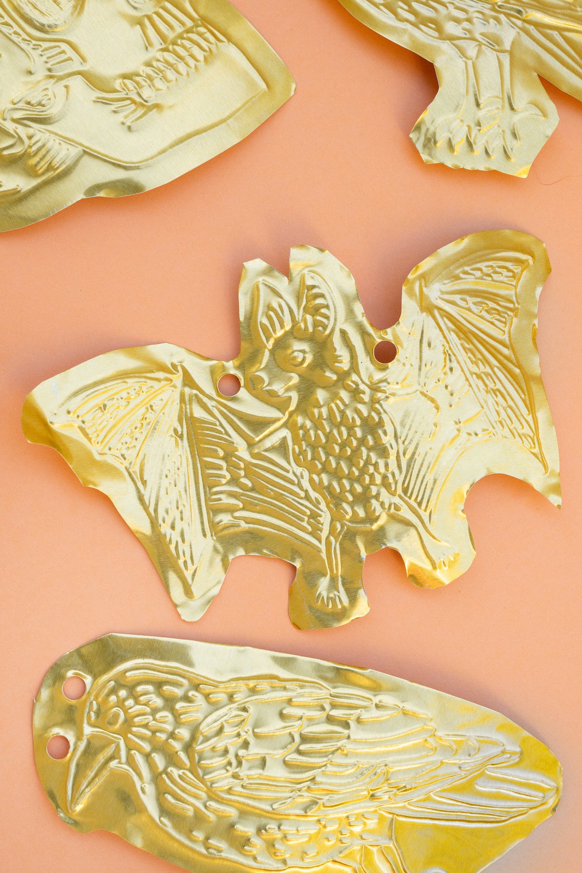 Tin Embossing Halloween Ornaments, PDF Template