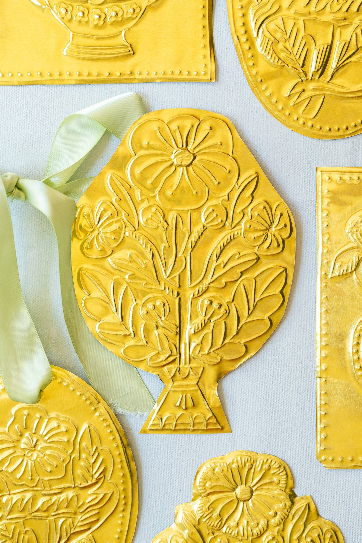 Tin Embossing Mother's Day Ornaments, PDF Template