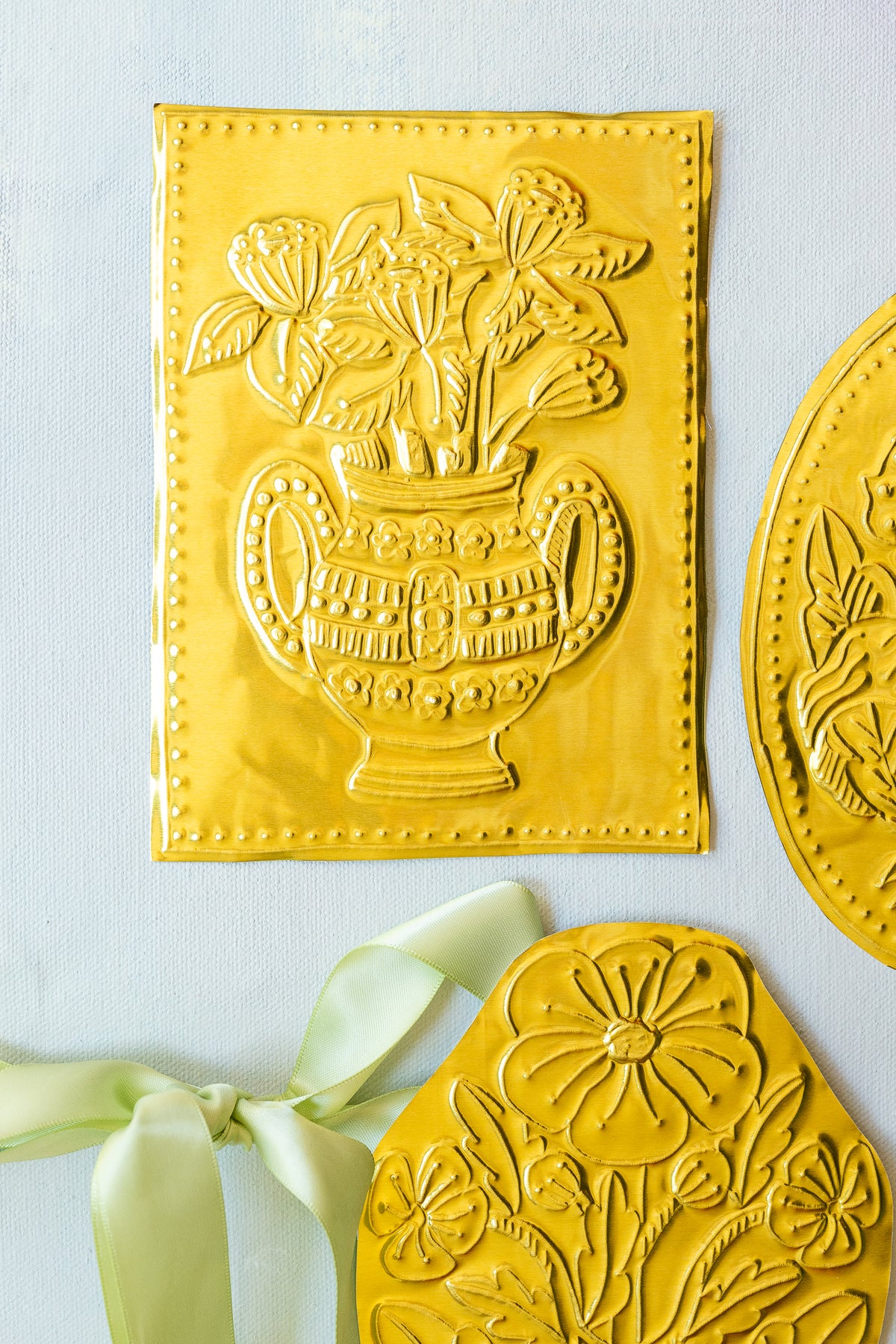 Tin Embossing Mother's Day Ornaments, PDF Template