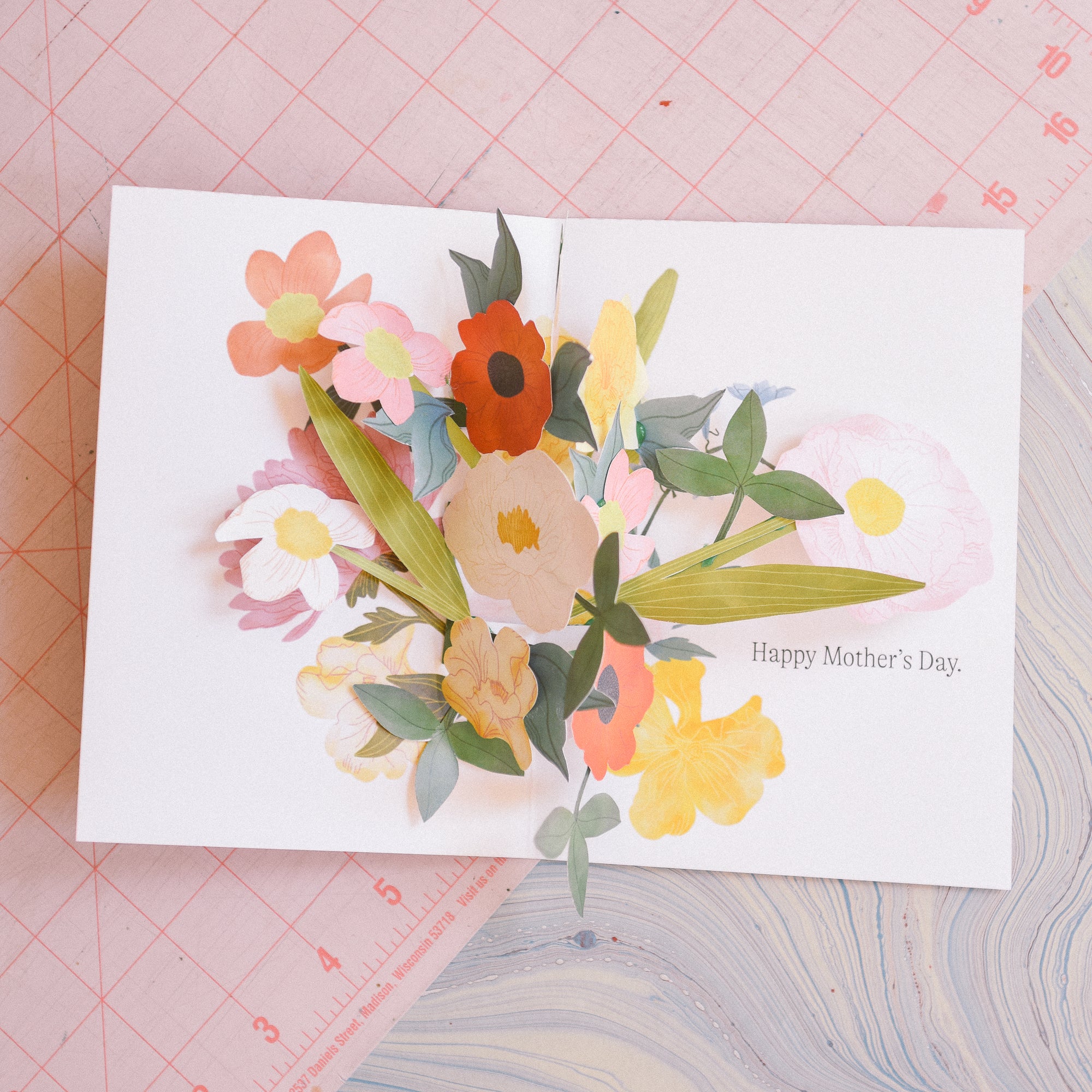 Pop Up Mother's Day Card, PDF Printable