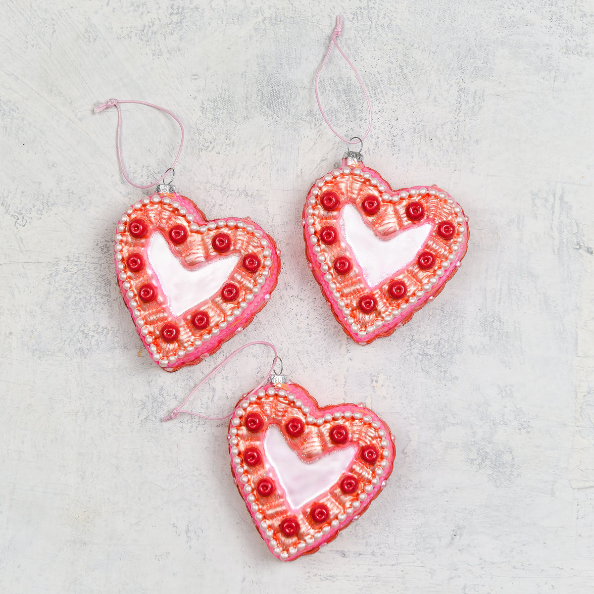 Heart Cake Ornament