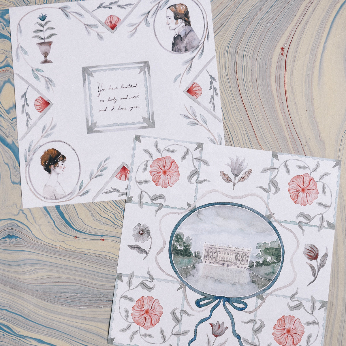 Pride &amp; Prejudice Victorian Puzzle Purse, PDF Printable