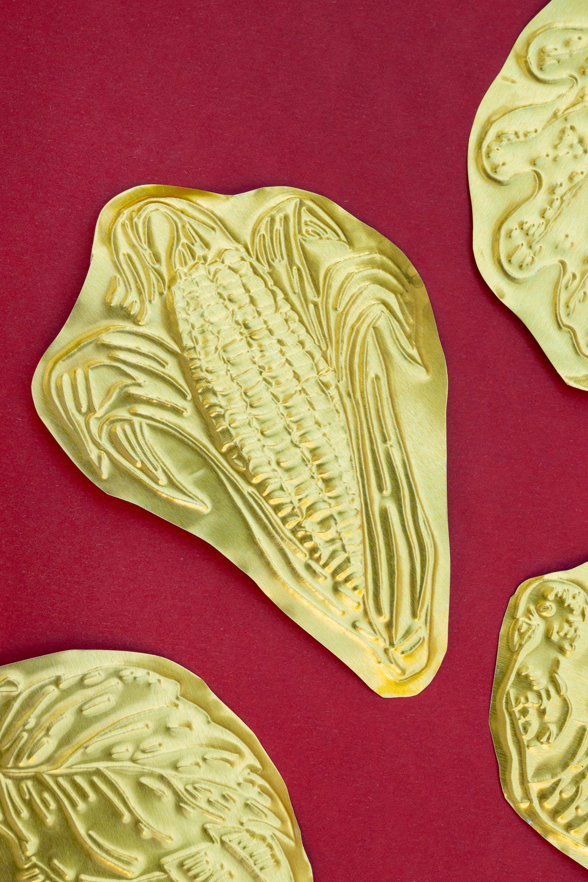 Tin Embossing Thanksgiving Ornaments and Place Setting, PDF Template
