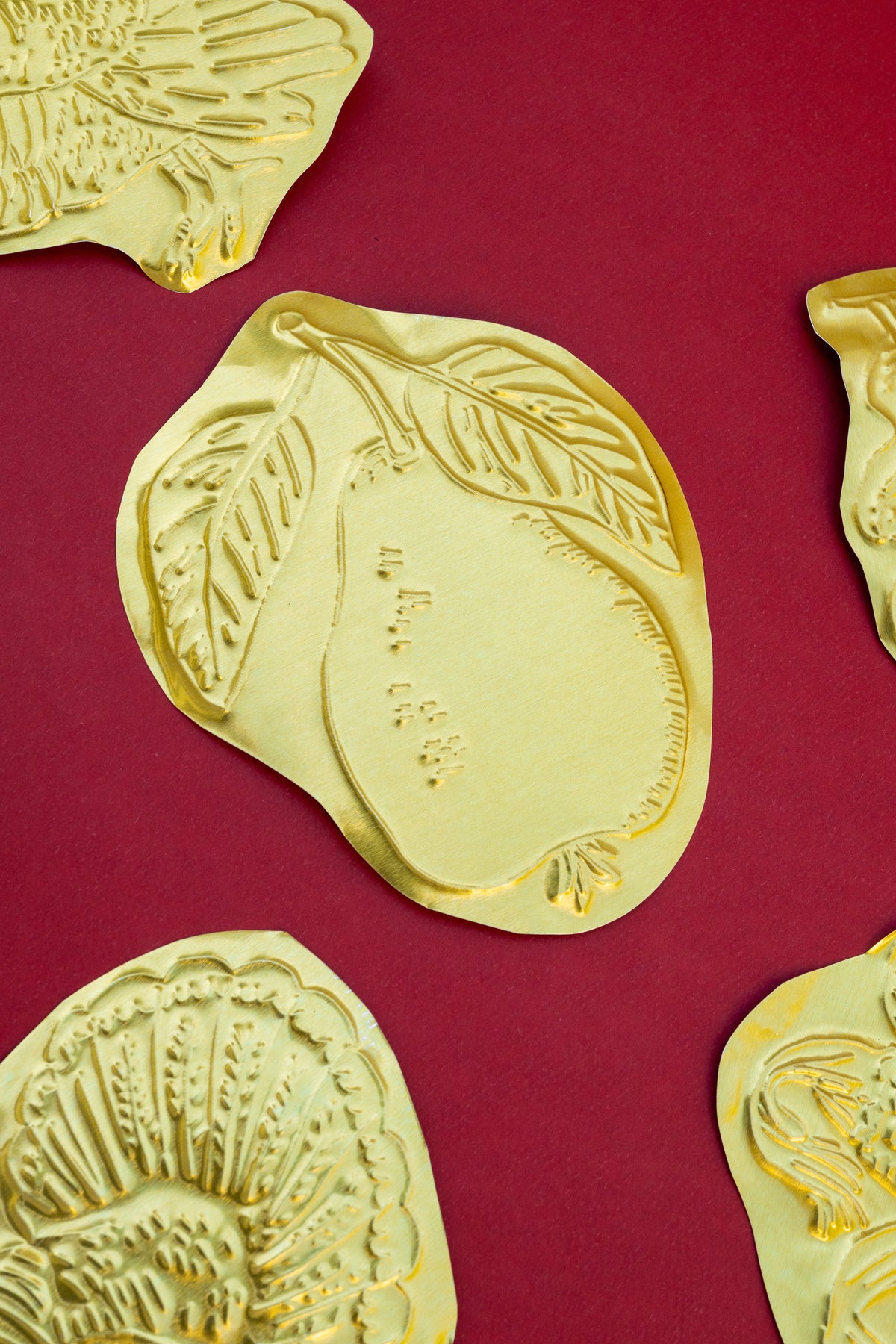 Tin Embossing Thanksgiving Ornaments and Place Setting, PDF Template