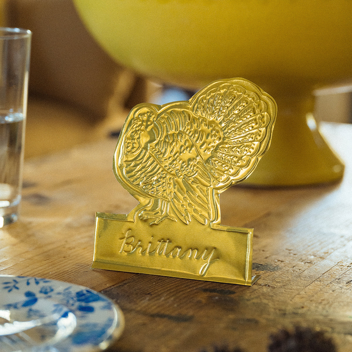 Tin Embossing Thanksgiving Ornaments and Place Setting, PDF Template