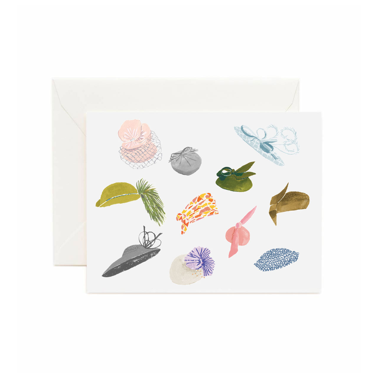 Royal Wedding Stationary Cards. Each card has an assortment of popular illustrated royal hats