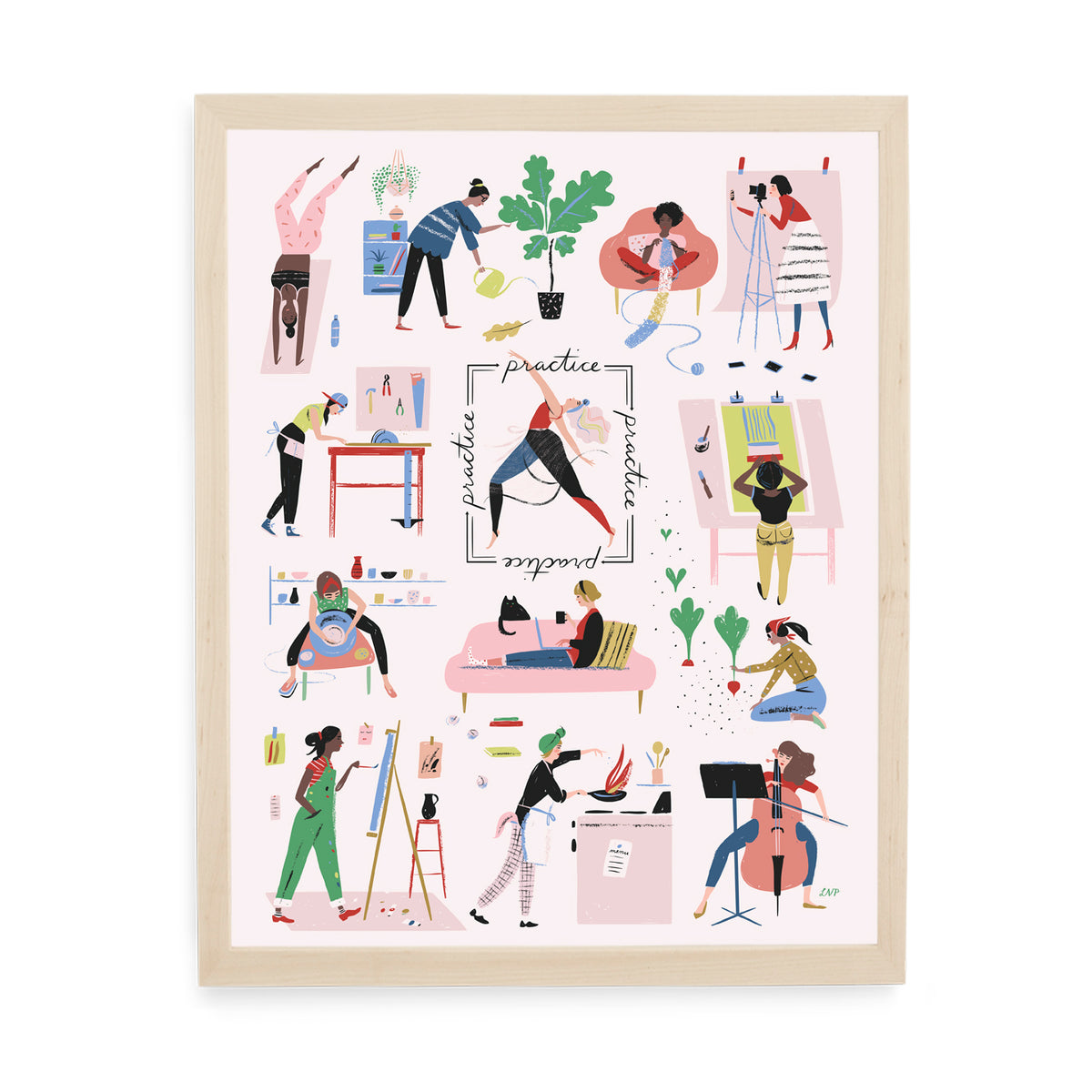 Women Who Work Print by Libby VanderPloeg