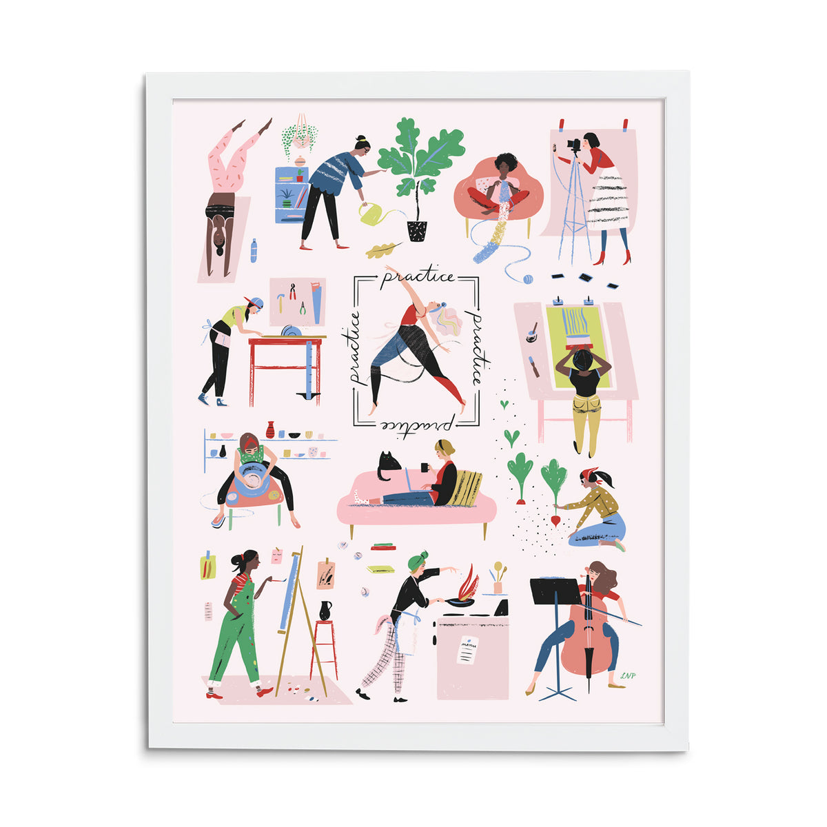 Women Who Work Print by Libby VanderPloeg