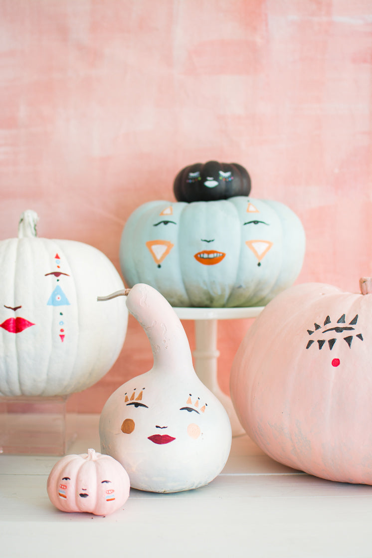 Pumpkin Faces, PDF Template