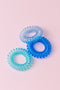 Blue Ombre Spiral Hair Ties (Set of 3)