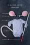 Three Blind Mice Baby Costume, PDF Template