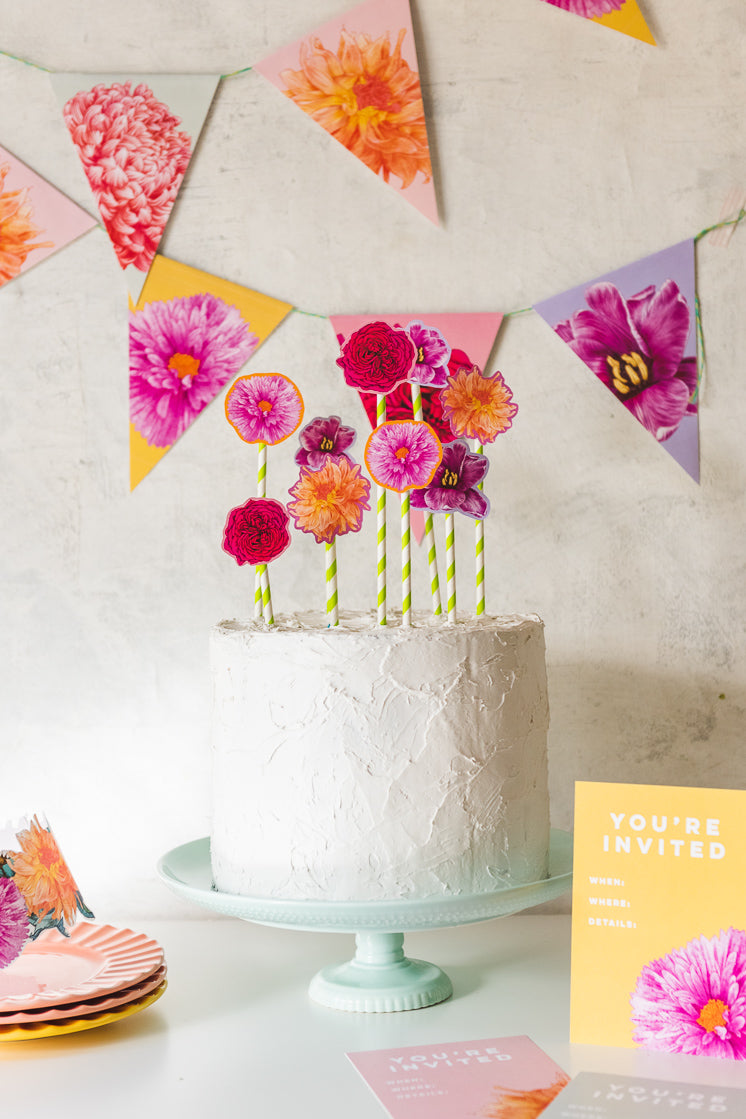 Floral Birthday Suite, PDF Printable - The House That Lars Built