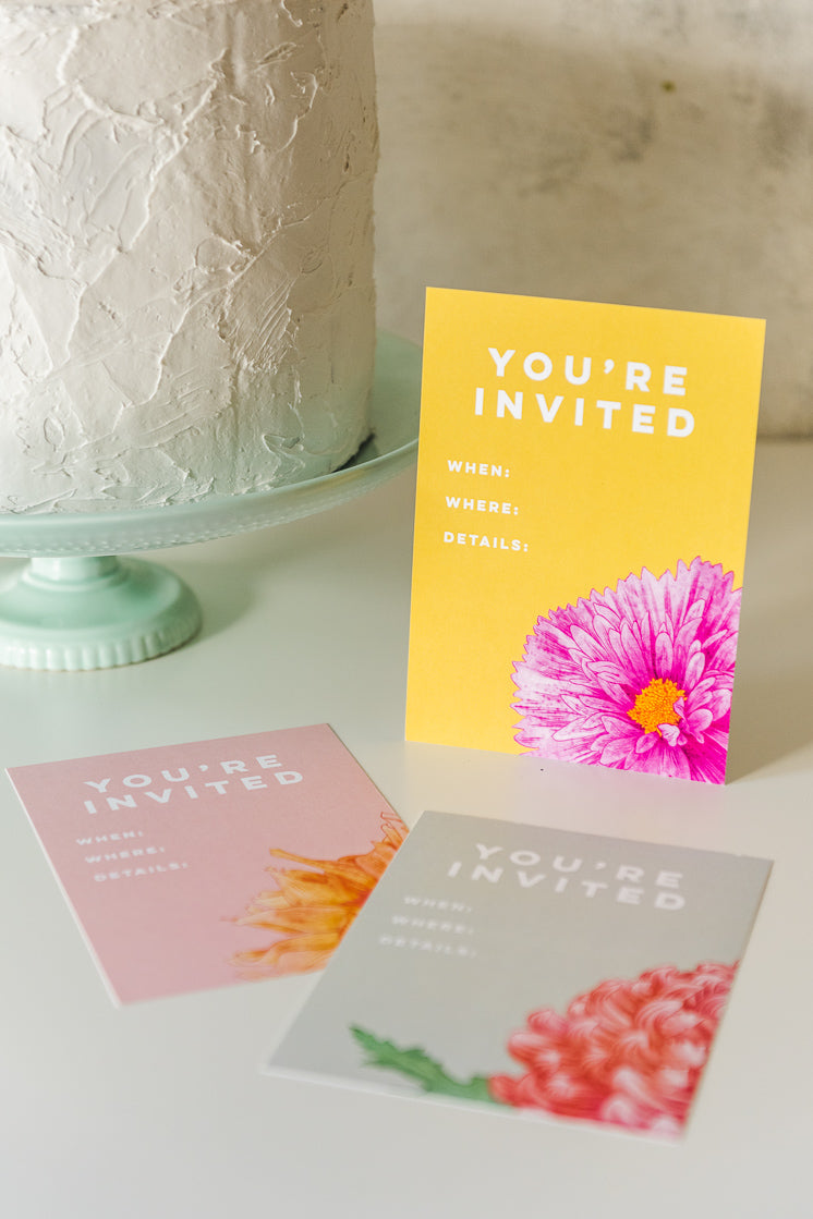 Floral Birthday Suite, PDF Printable - The House That Lars Built