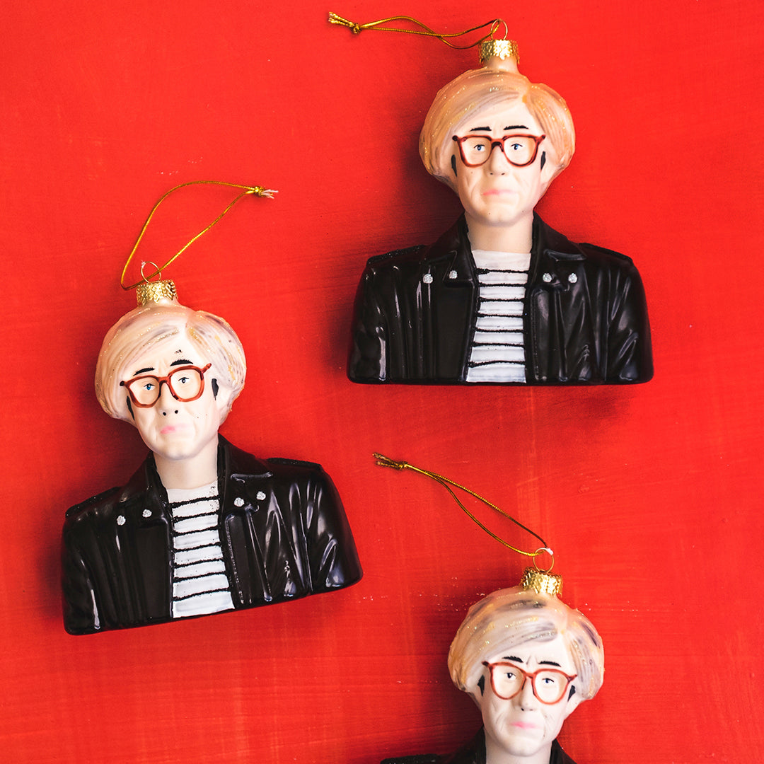 Andy Warhol Bust Ornament