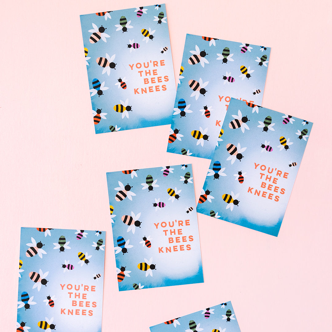You're The Bee's Knees Valentine, PDF Printable