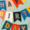 Happy Birthday Pennant, PDF Printable