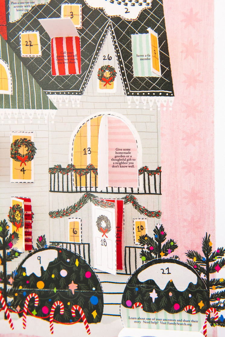 Christmas Home Advent Calendar, PDF Printable The House That Lars Built