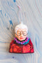 Iris Apfel Bust Ornament