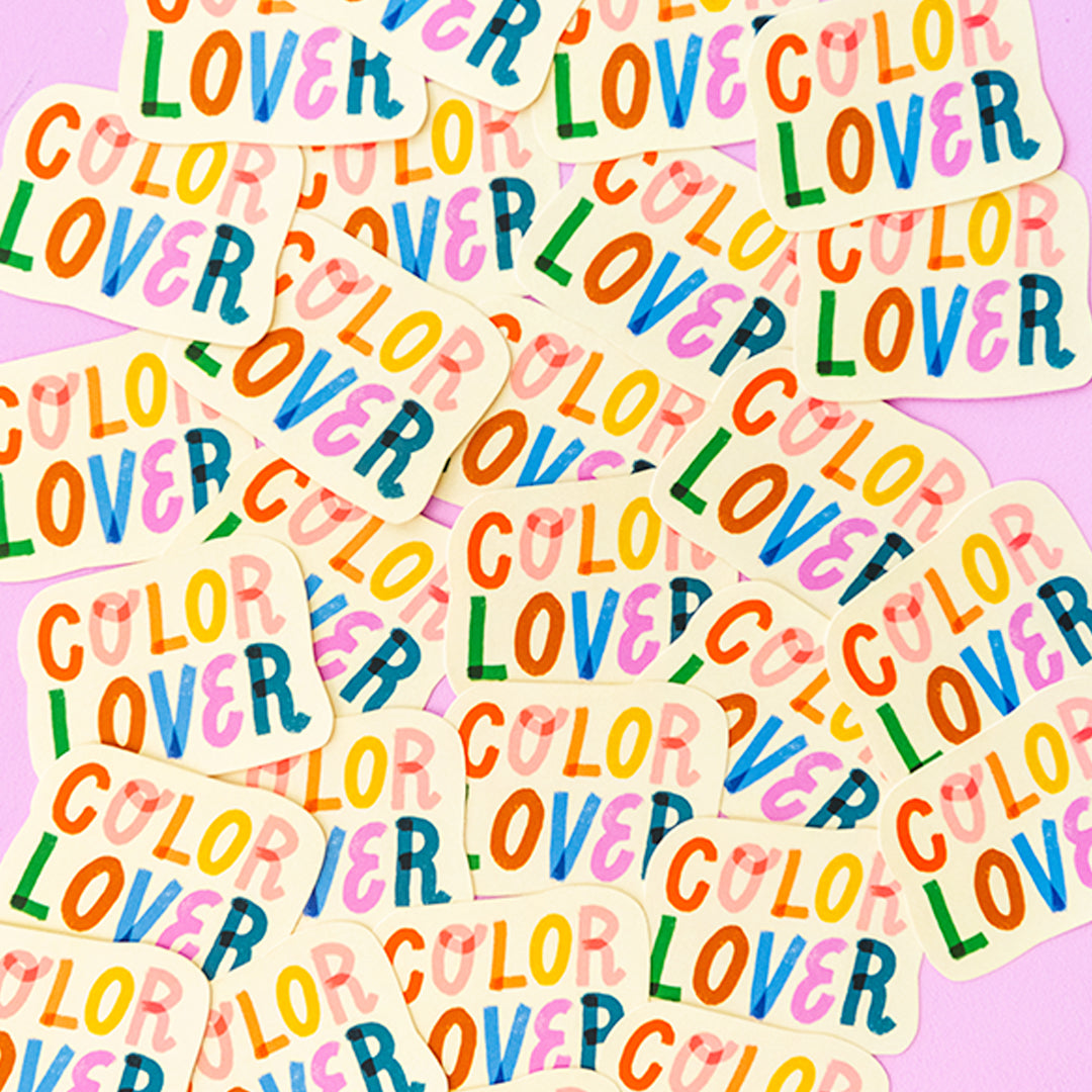 Color Lover Sticker
