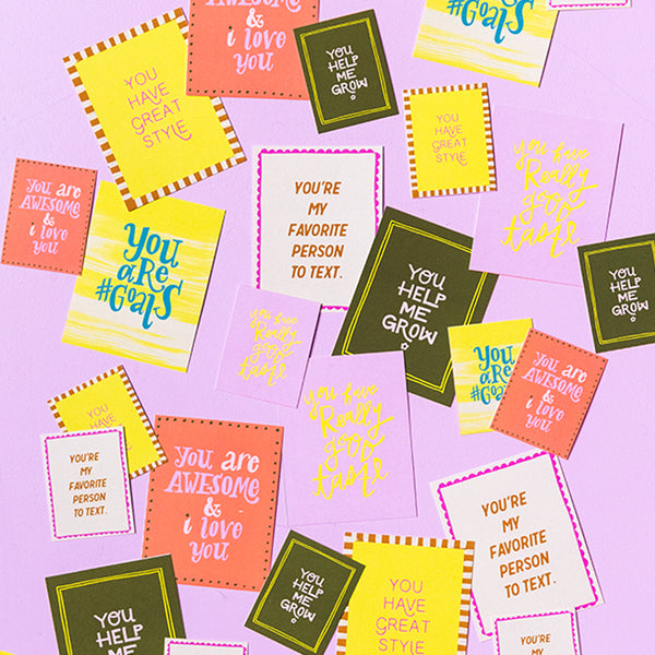 Compliment Cards PDF Printable - ComplimentCardsSquare Grande 