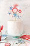 Paper Firework Cake Topper, SVG Template