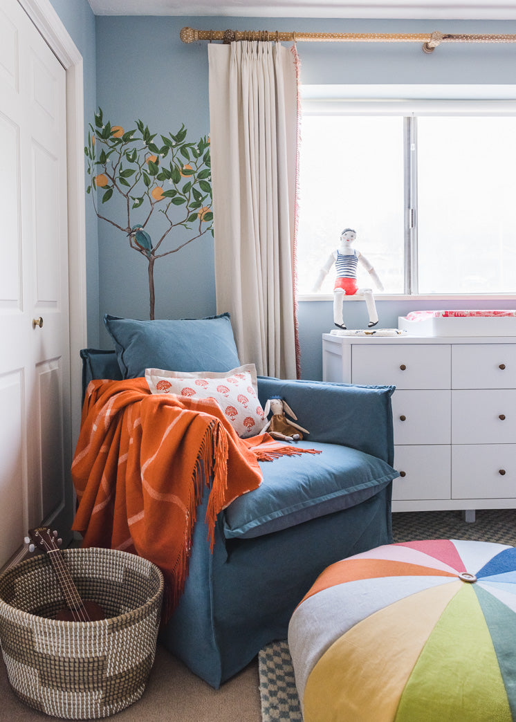 DIY Rainbow Floor Pouf, PDF Pattern