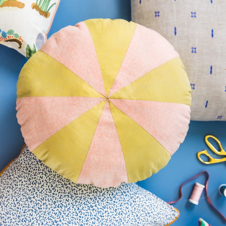 Circle Wheel Pillow, PDF Pattern