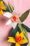 Paper Daffodil Wreath, PDF Template