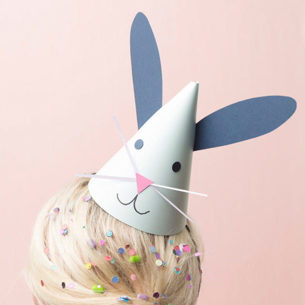 Easter Bunny Party Hat, PDF Template