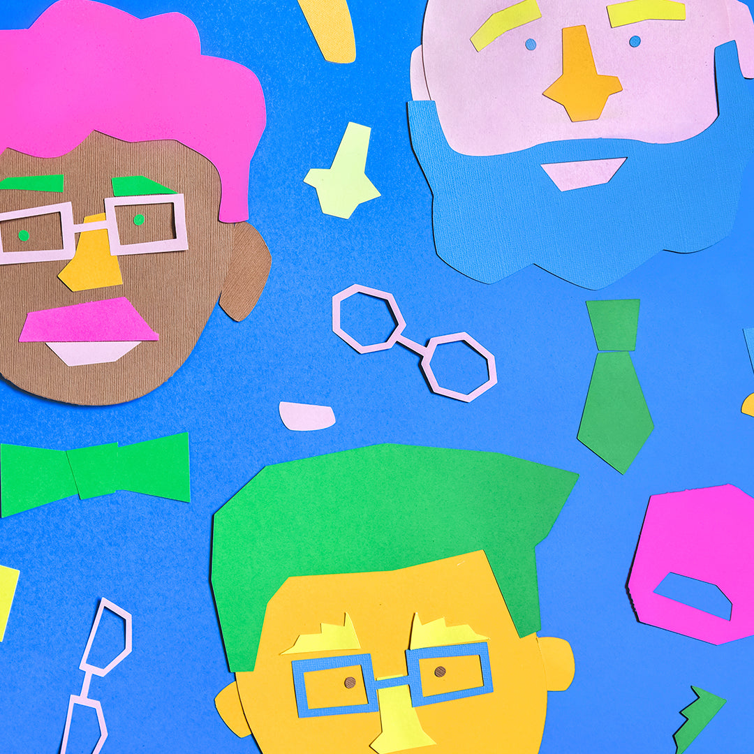 Customizable Father's Day Portrait, SVG & PDF Template - The House That ...