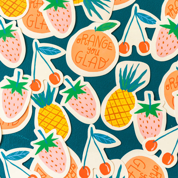 Fruit Sticker Pack (Set of 4)