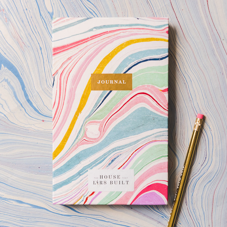 Marble Blank Journal (hardcover)